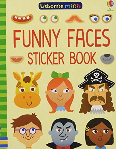Funny Faces Sticker Book (Usborne Minis)