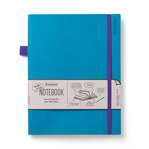 Bookaroo Bigger Things Notebook Journal - Turquoise
