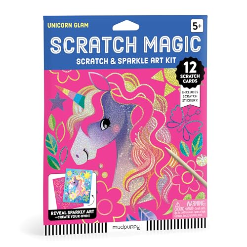 Unicorn Glam Scratch & Sparkle Art Activity Kit