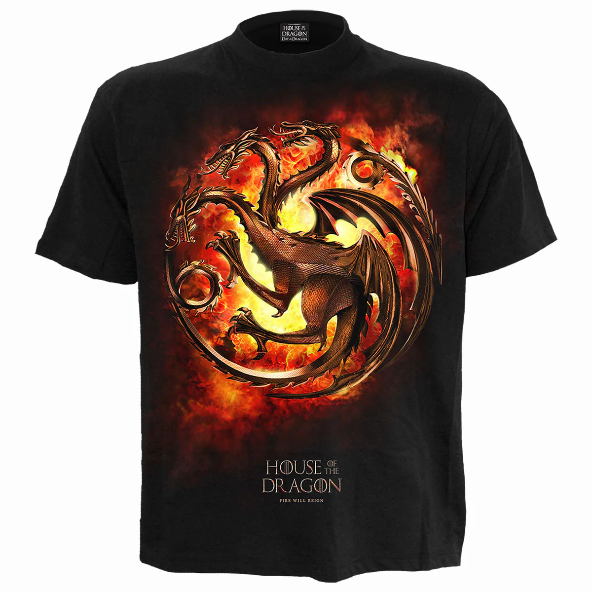 House of the Dragon Unisex T-Shirt: Dragon Flames