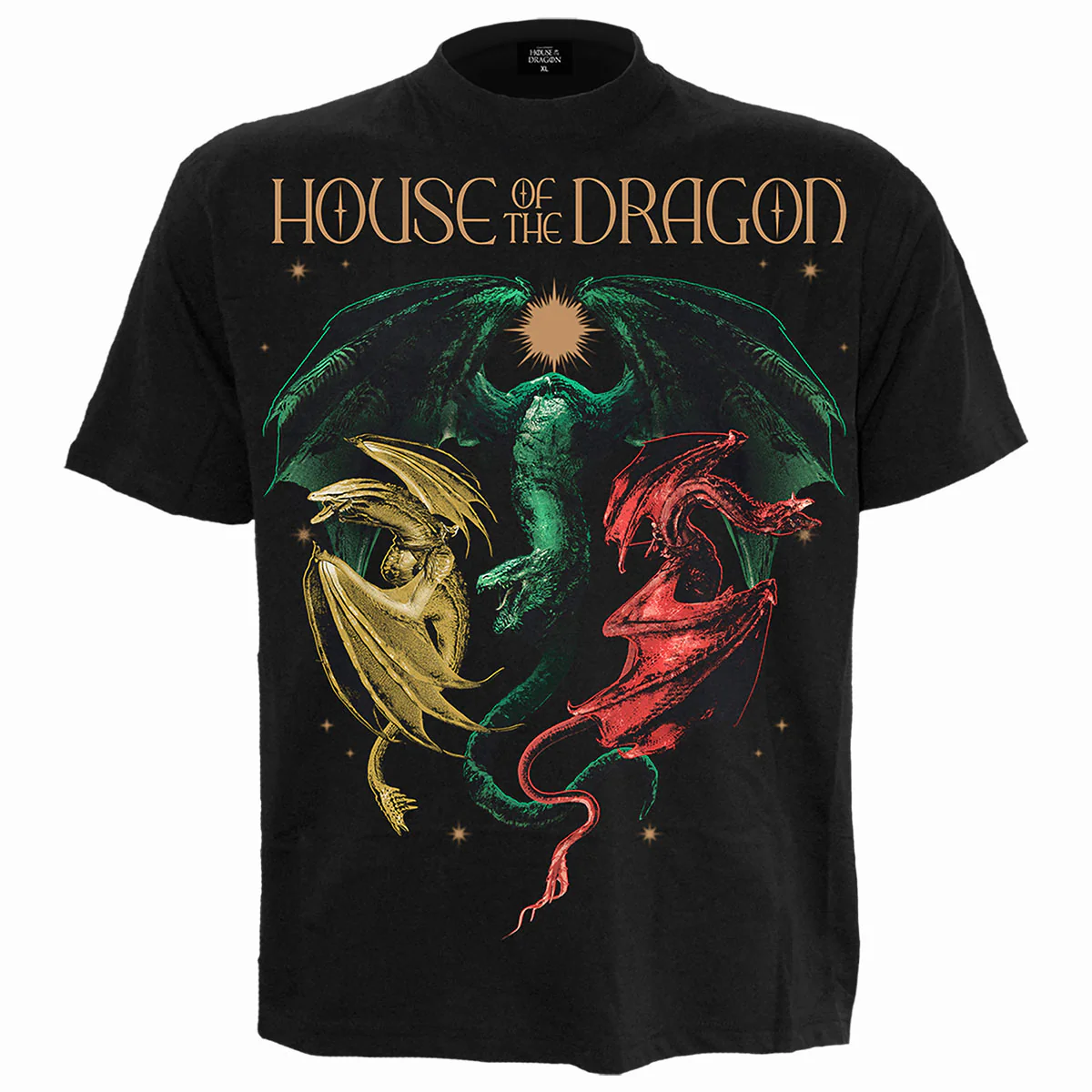 House of the Dragon Unisex T-Shirt: HOD2 Tri Dragons