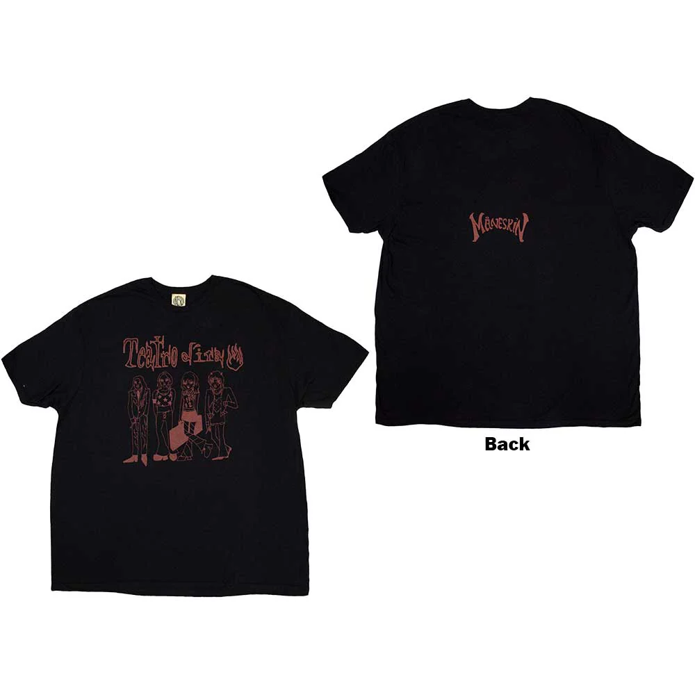 Maneskin Unisex T-Shirt: Teatro d'ira Doodles