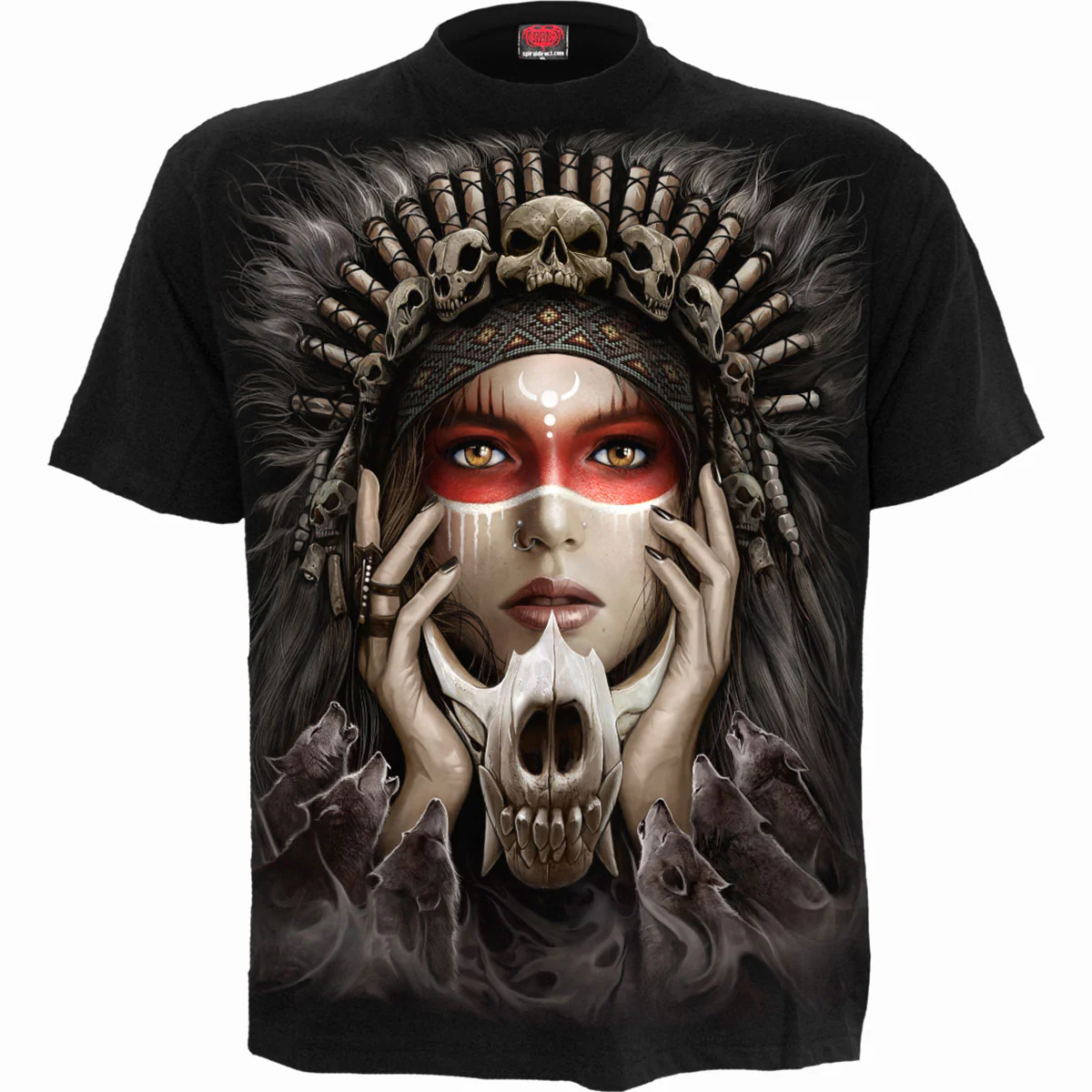 Spiral Unisex T-Shirt: Cry Of The Wolf