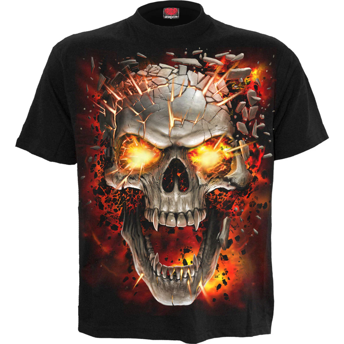 Spiral Unisex T-Shirt: Skull Blast