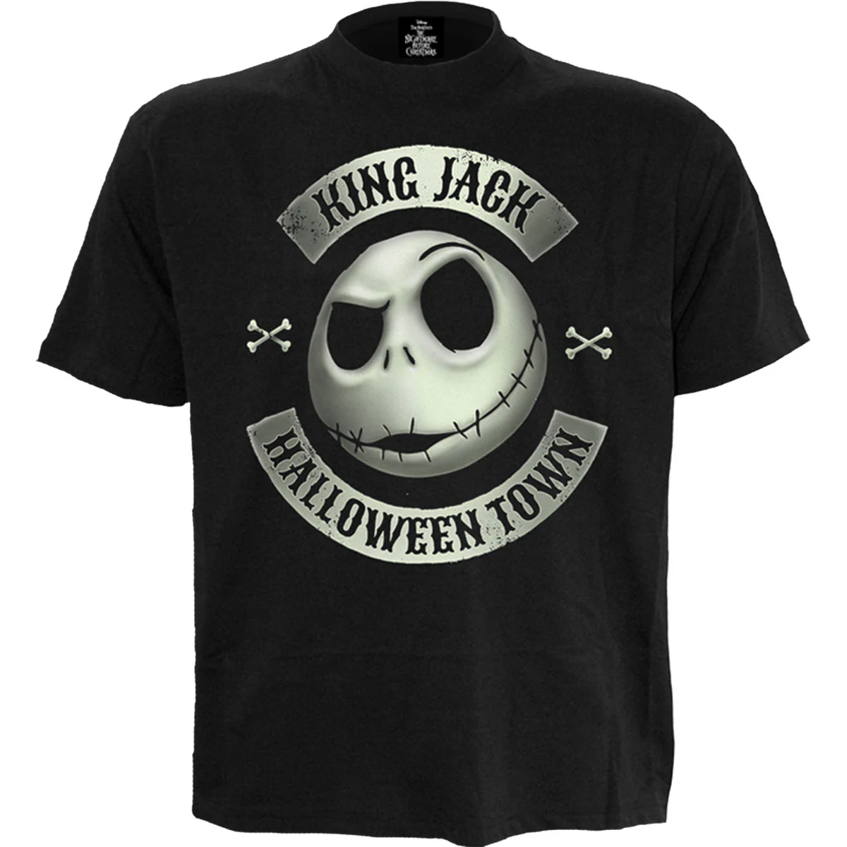 The Nightmare Before Christmas Unisex T-Shirt: Jack Crest